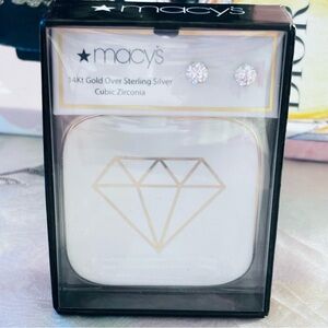 Macy's Gold Over Silver Cubic Zirconia Jewelry